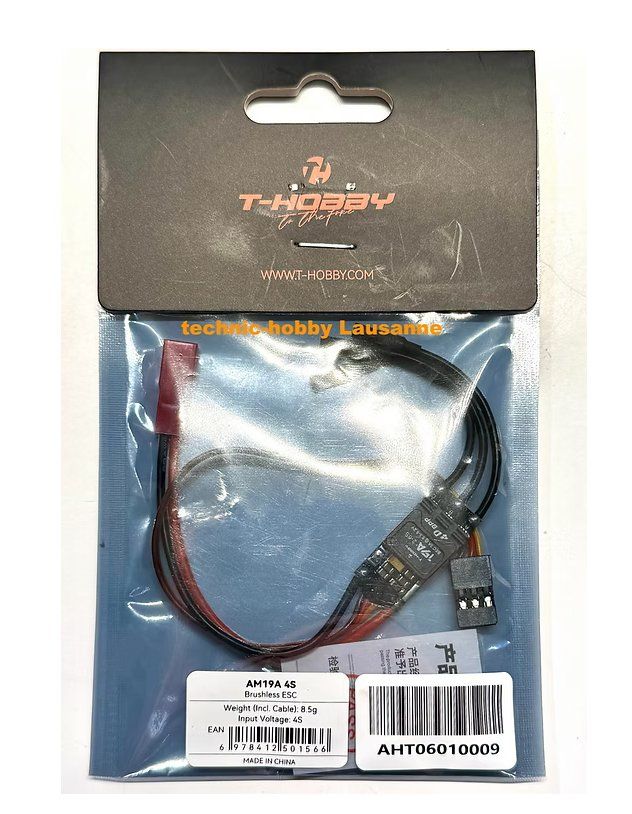 Modellismo RC: T-Hobby / T-Motor ESC 19A 2S-6S 3D/4D – Nuovo e nell'imballaggio originale da Lausanne venduto da Techobby 2