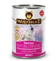 18 Dosen Nassfutter Wolfsblut VetLine Hypoallergenic, 395 g