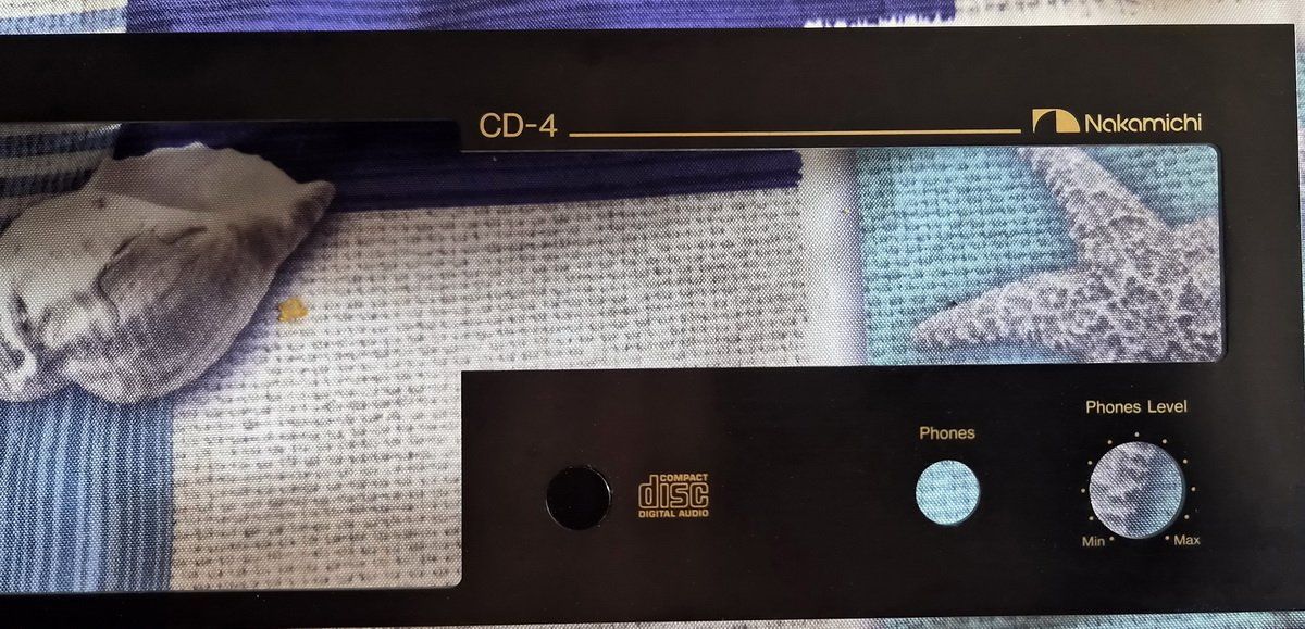 Studioequipment: Front panel Nakamichi CD4 et carte de commande – Gebraucht aus Boudry von bateauxx