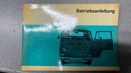 Betriebsanleitung VW Bus von 08.1969 (Deutsch)
