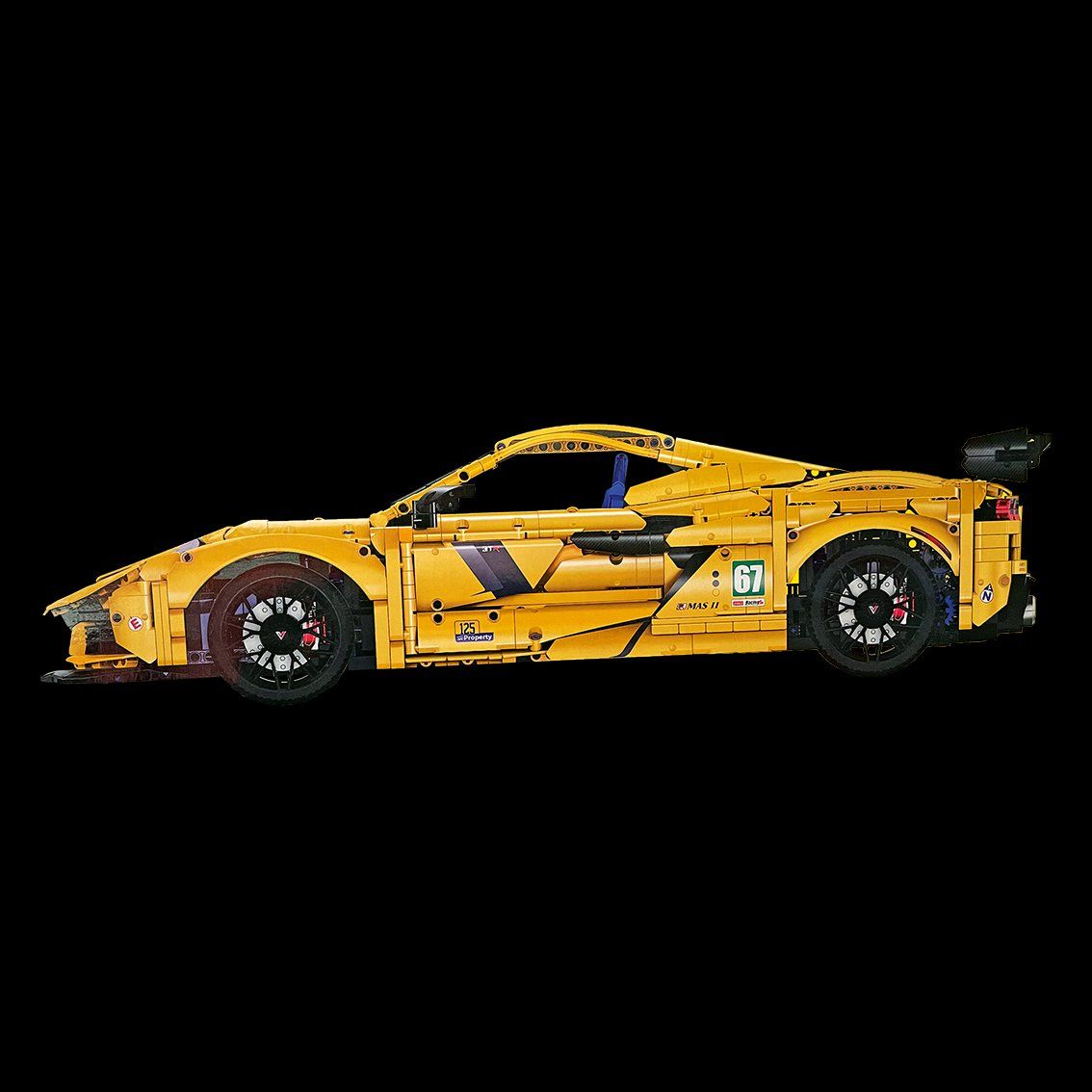 Kit di costruzioni: Chevrolet Corvette Gelb (Kervette) – Nuovo e nell'imballaggio originale da Meisterschwanden venduto da Bigi1 2