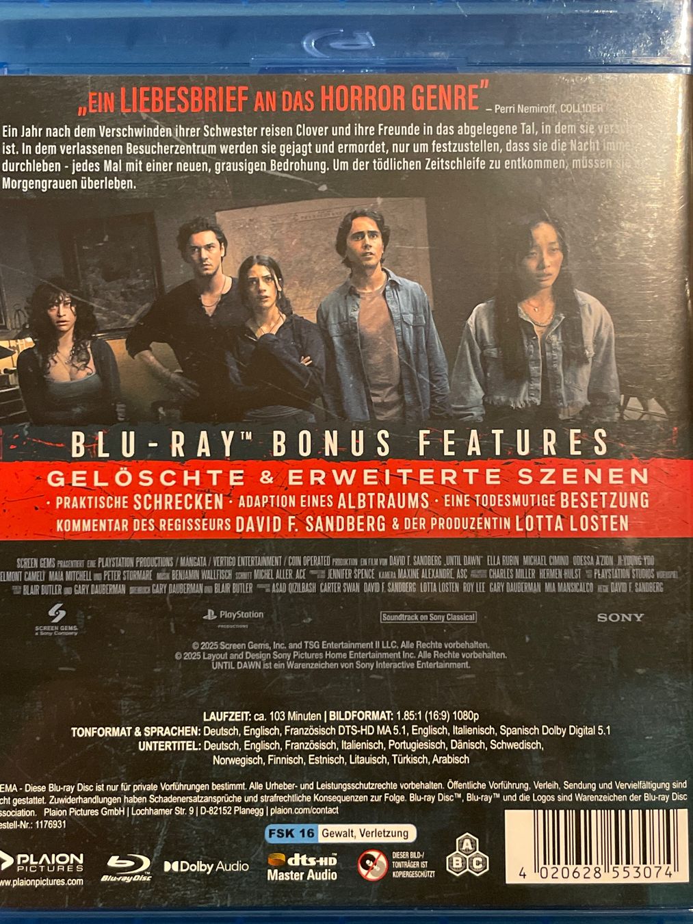 Tutti i DVDs: Until Dawn  (2025) – Nuovo (secondo la descrizione) da Waldenburg venduto da Gonzo8 1