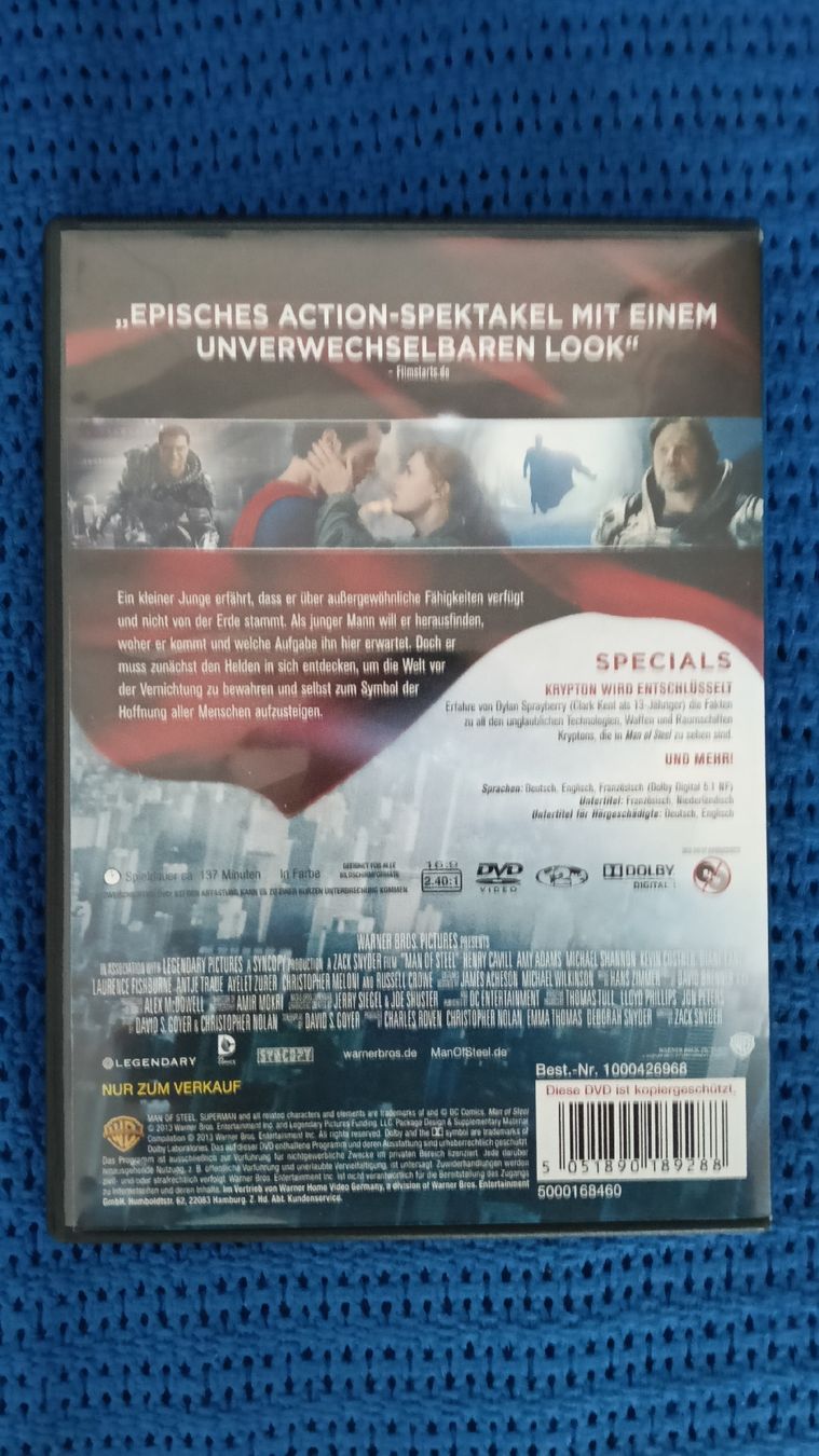 Tutti i DVDs: Superman/Man of Steel  – Usato da Amriswil venduto da Flo826 1