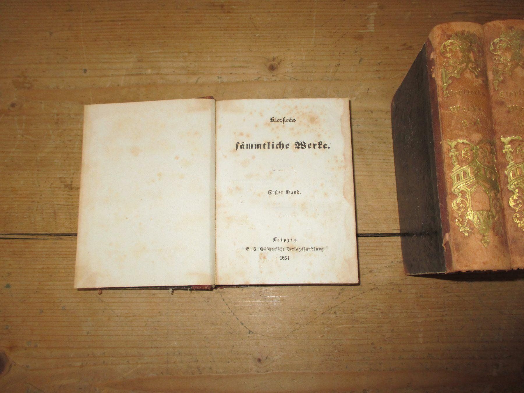 Libri: Klopstocks sämmtliche Werke 1854 – Usato da Flims - Dorf venduto da Stagediver 1