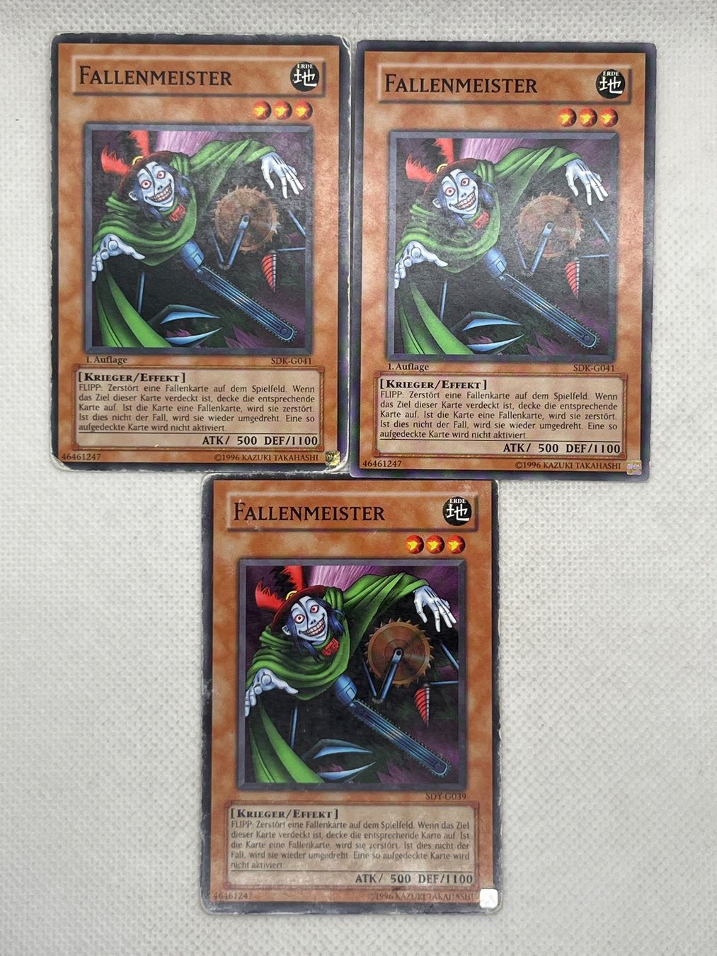 Yugioh Carte collezionabili: Yu-Gi-Oh Karten 3x Fallenmeister – Usato da Hinterkappelen venduto da Kim1992