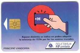 Telefonkarte  Andorra AND-029A Teletarja