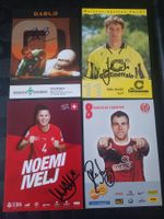 Fussball-Mix - 4 signierte Autogrammkarten - Set
