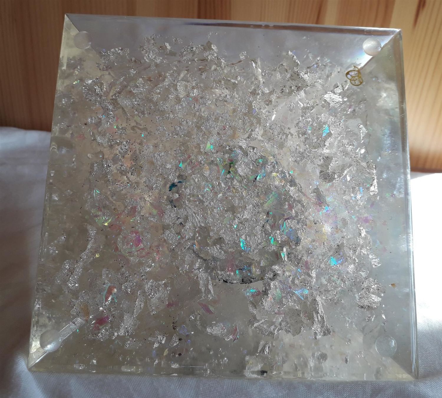 Edelsteine: ORGONIT Pyramide Large * MOND Mondstein – Neu und originalverpackt aus Aeschi b. Spiez von KRONLICHT 4