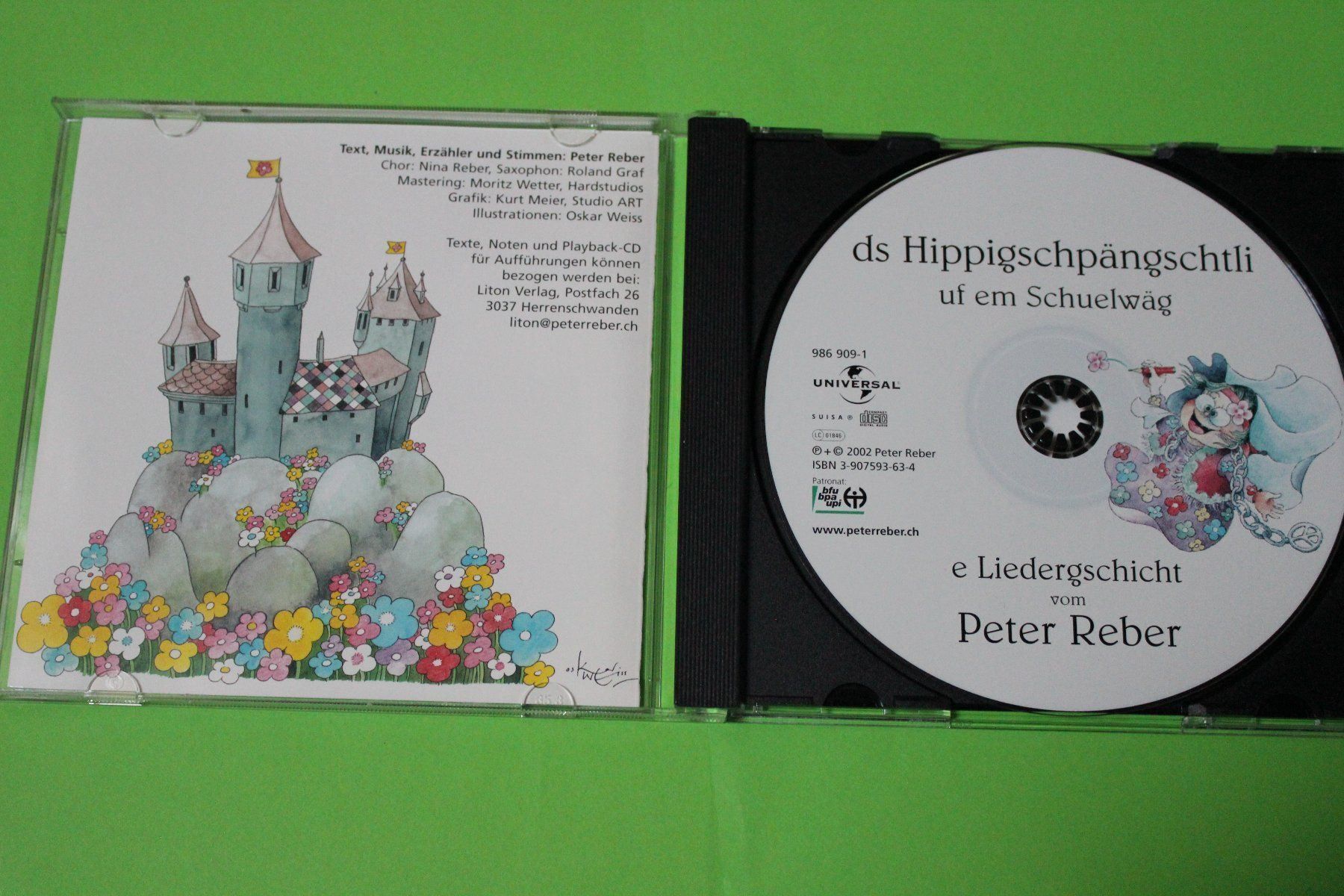 CD: Peter Reber - Ds Hippigschpängschtli CD! – Usato da Tübach venduto da JamesStone 3