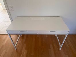 IKEA ALEX Schreibtisch / Pult weiss (132 x 58 cm)