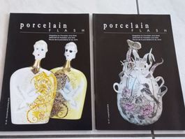 2 Porcelain Flash Magazine, Porzellan Malerei Anleitungen