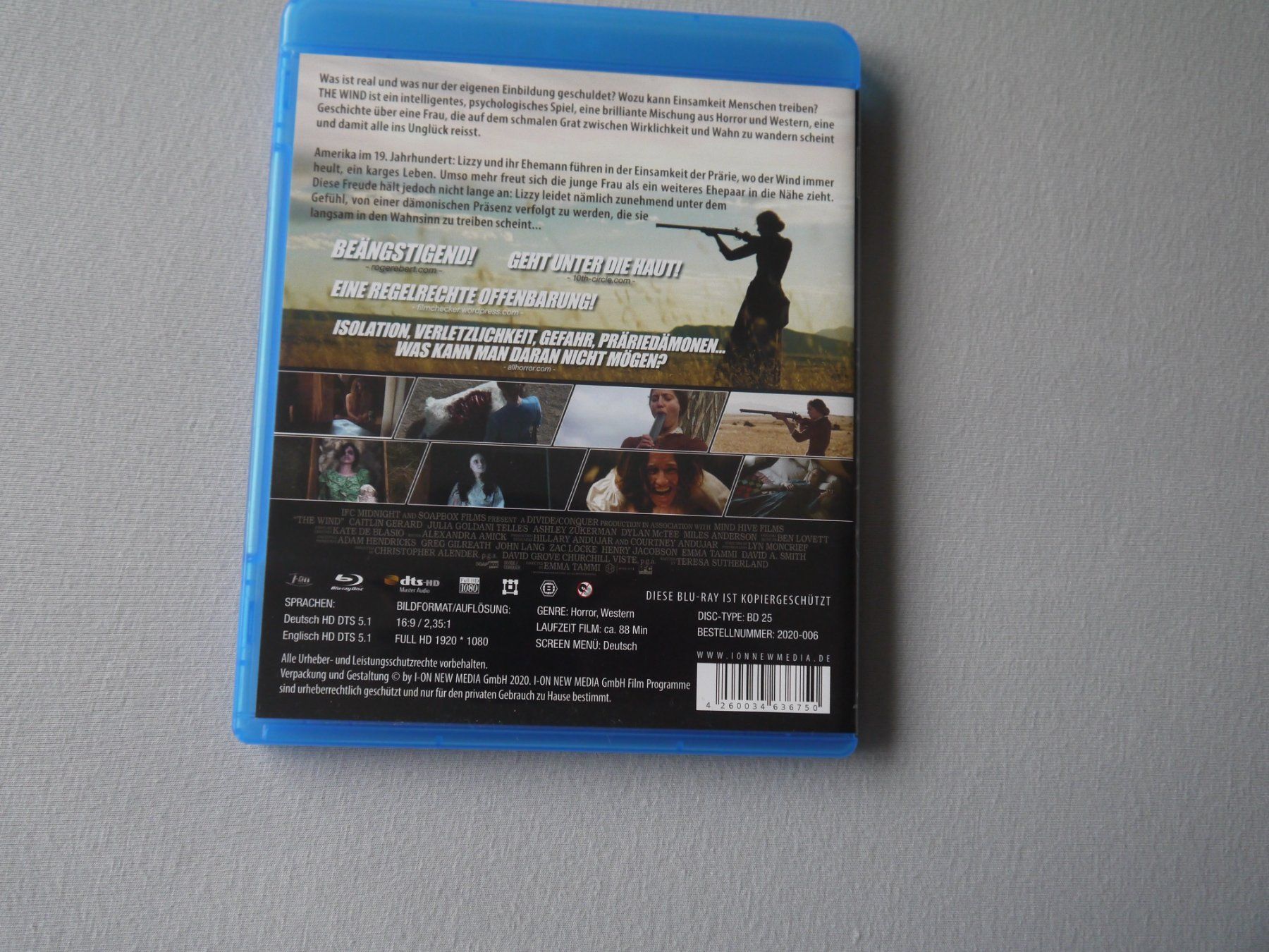 Tutti i DVDs: THE WIND – Usato da Hagendorn venduto da Blaf 1