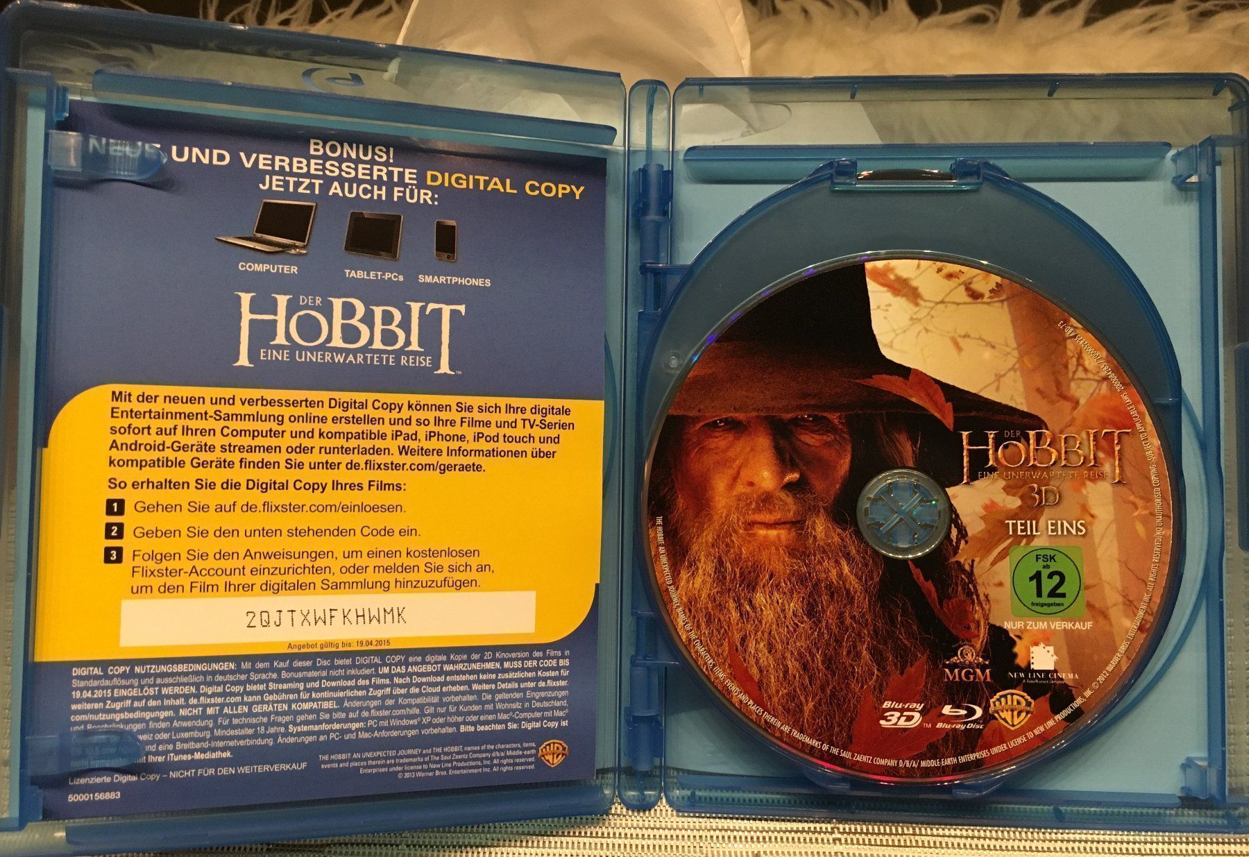Alle DVDs: DER HOBBIT - Blu-ray 2D + Blu-ray 3D – Gebraucht aus Langnau am Albis von Rodland 4