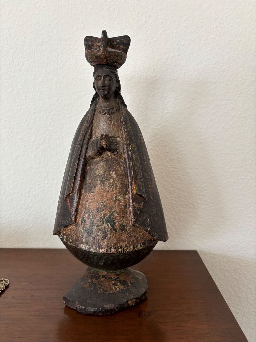 Statuette: Alte Madonnaskulptur, sehr detailliert, ein Einzelstück – Usato da Oberwil BL venduto da severina010