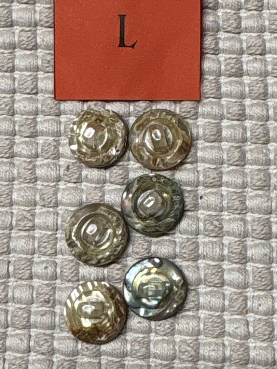 Bottoni: 6 Perlmutt Knöpfe mit Strass / 11 mm – Nuovo (secondo la descrizione) da Rümlang venduto da BoutiqueMonique16 1