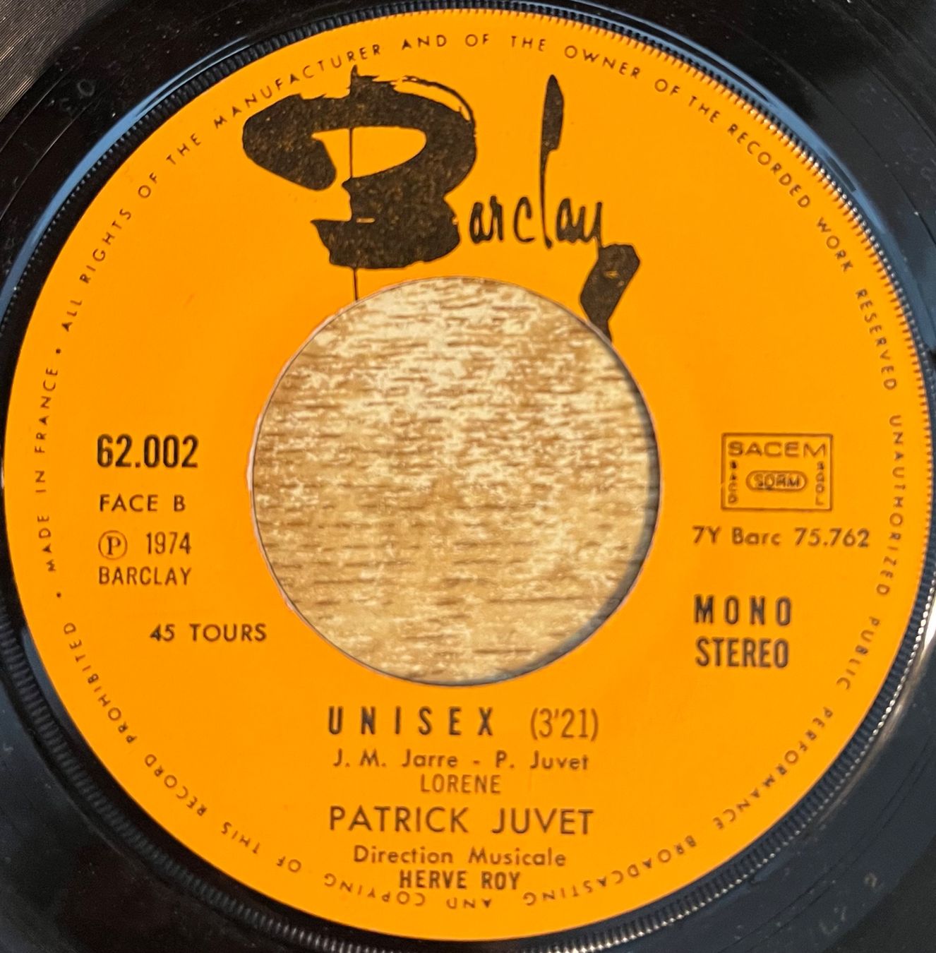 Vinyles: PATRICK JUVET - LOVE – D'occasion à Bussigny par vinyl-pas-cher 3