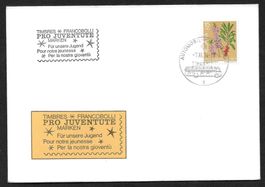 Sonderbrief A. 1276 Pro Juventute Marken 7.12.1974