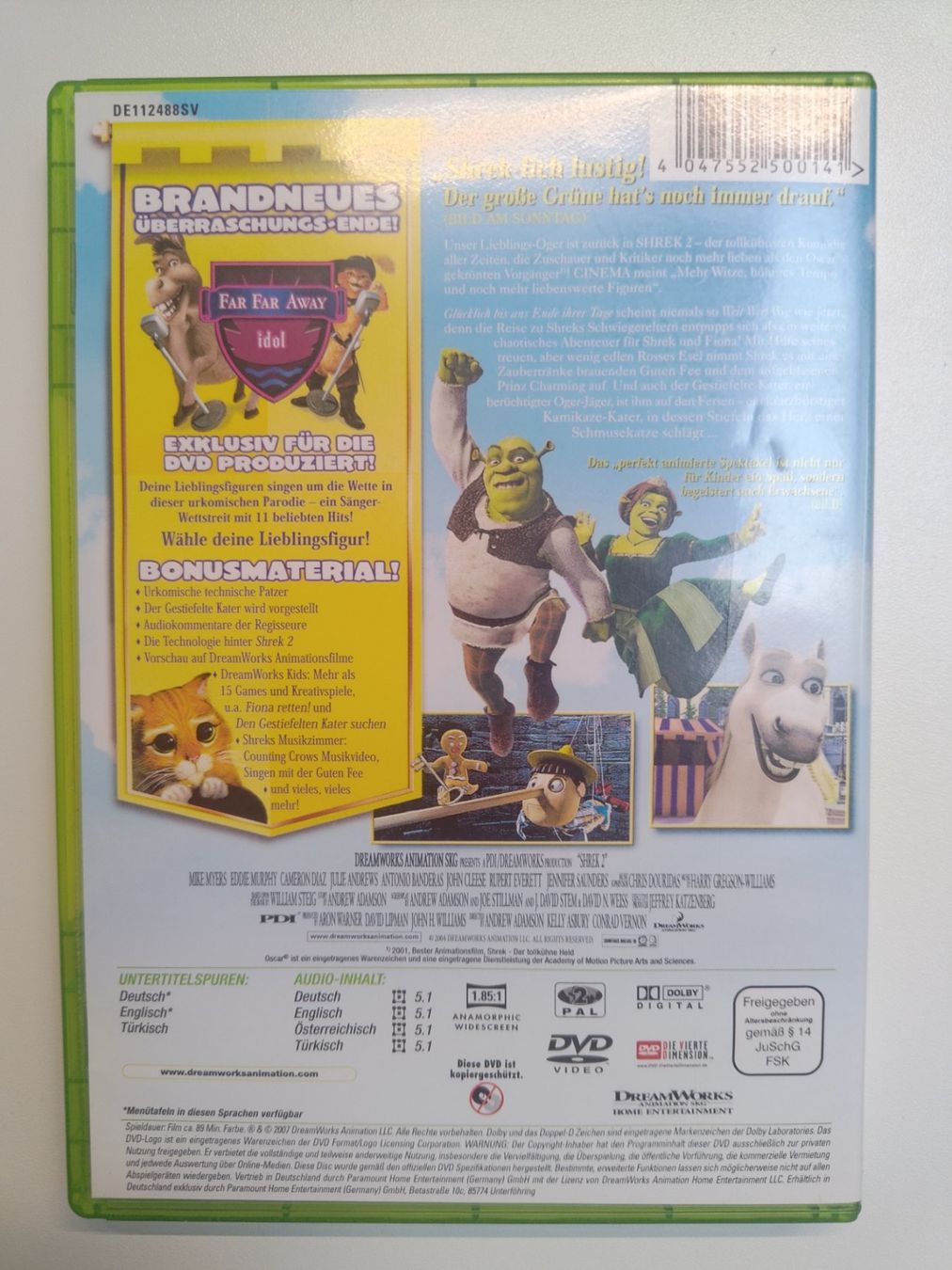 Alle DVDs: Shrek 2 – Gebraucht aus Liestal von Kratzilla 2