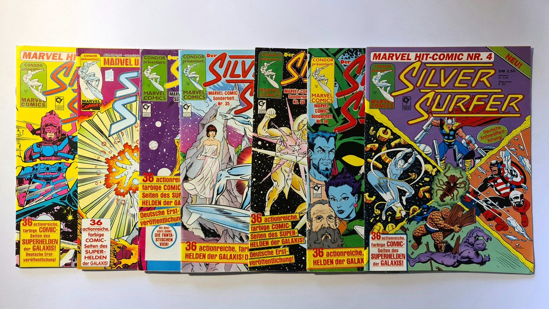 Comics: 7 Silver Surfer Comic Hefte von Marvel Hit-Comics – Gebraucht aus Aesch BL von pri_fp8t