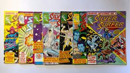 7 Silver Surfer Comic Hefte von Marvel Hit-Comics