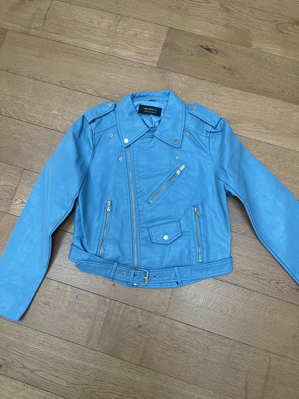 Giacche: Hellblaue Neue Lederjacke in Gr L – Nuovo (secondo la descrizione) da Bassersdorf venduto da Sandy456 1