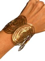 Goldfarbenes Armband – sehr leicht und flexibel, NEU -65%