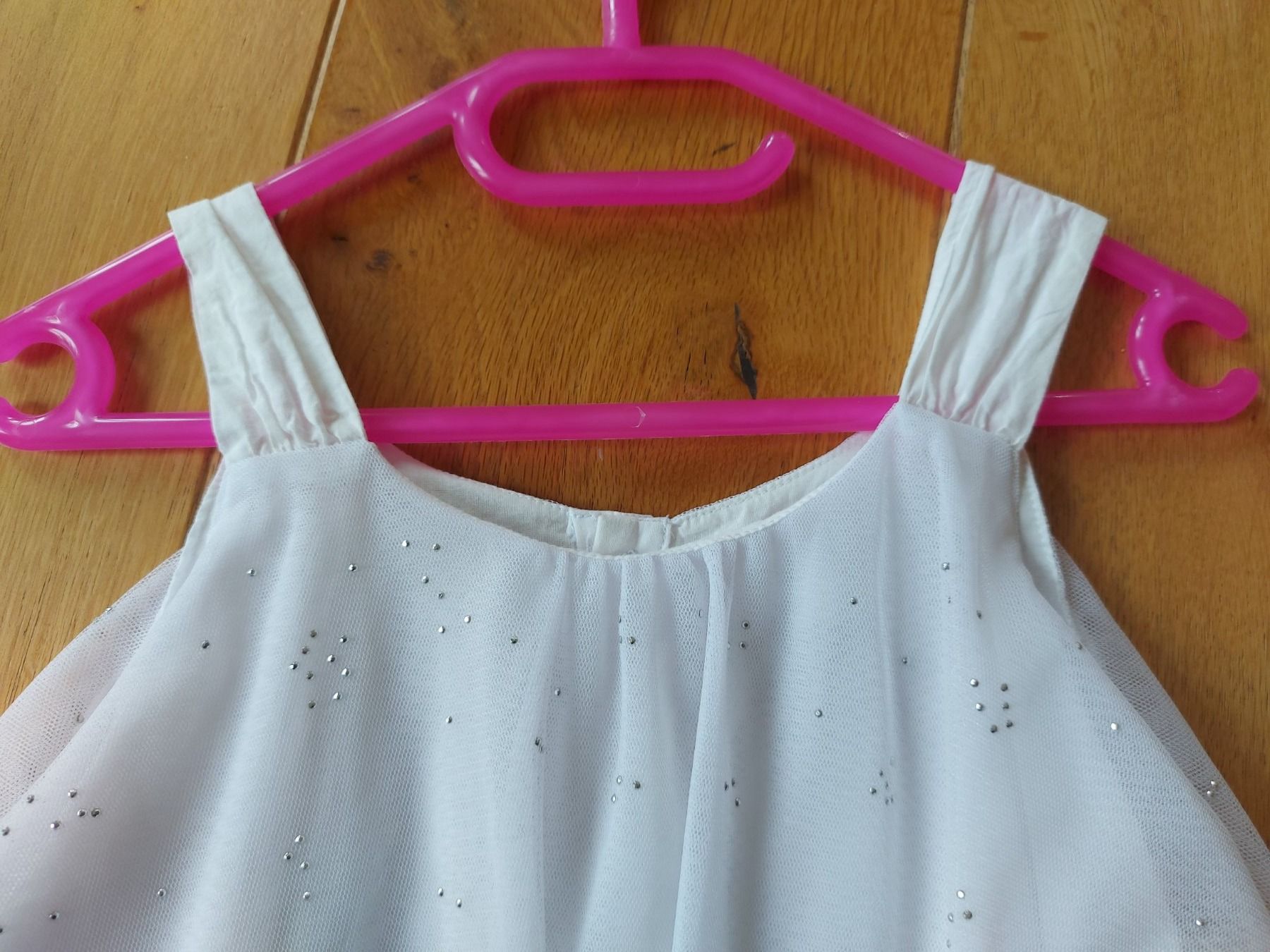Vestiti & Gonne: Weisses Kleid oder festliche Tunika Gr 116 – Usato da Veyras venduto da kanema 1