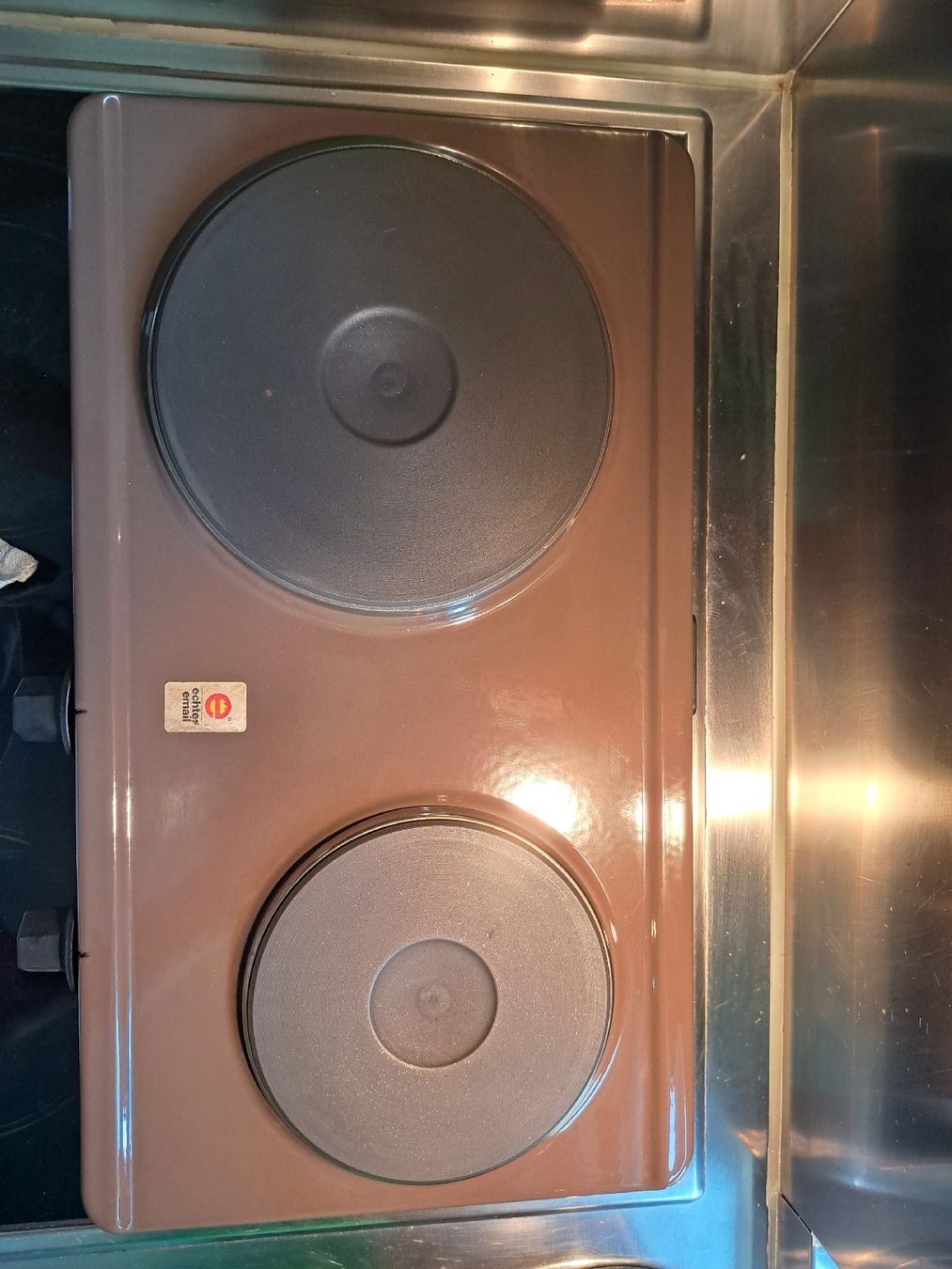 Elettrodomestici da cucina: Flachplatte Elektroplatten Email – Usato da bad zurzach venduto da jue_5xhl 1