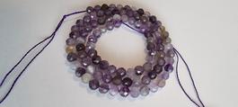 Amethyst facettiert 4 ,3 mm. Strang