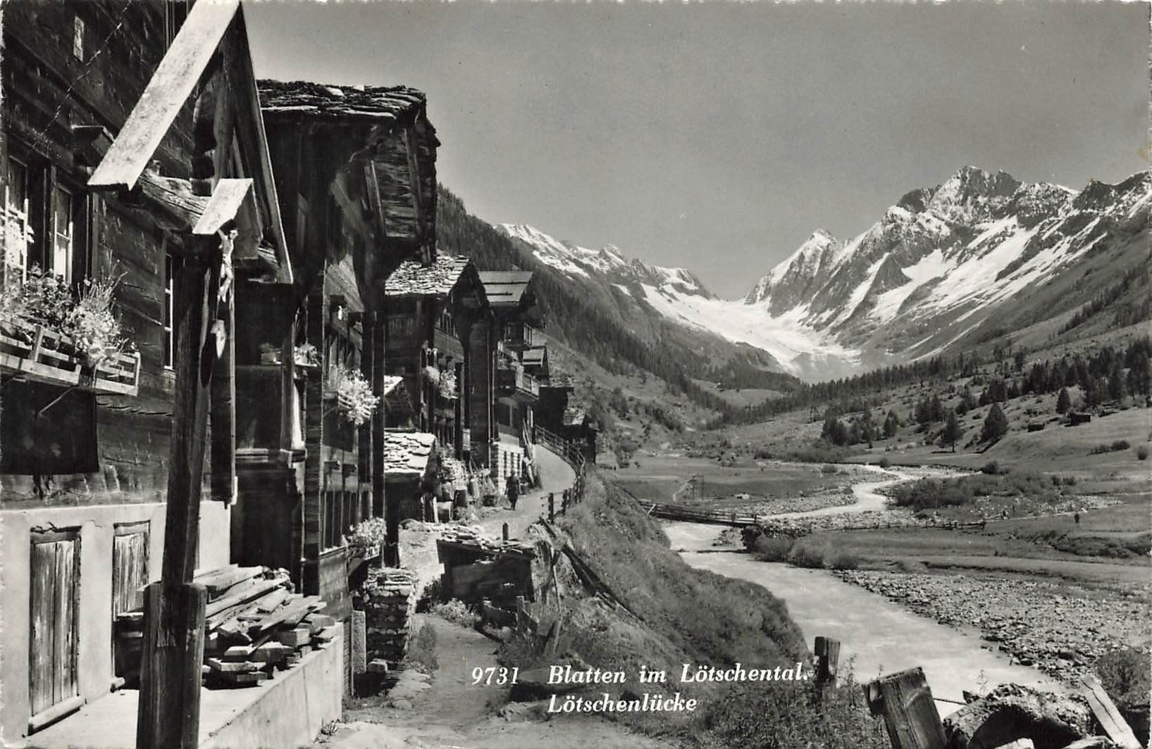 Cartoline postali: Blatten im Lötschental Lötschenlücke – Usato da Schwyz venduto da Seffi56