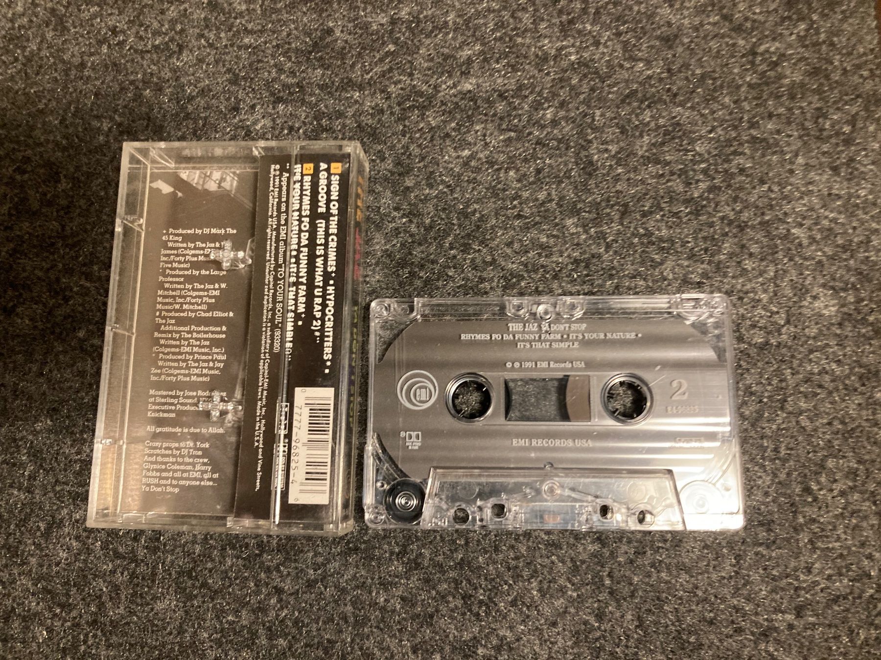 Musicassette: The Jaz - Ya Don't Stop (MC) – Usato da Fribourg venduto da Karushi 3