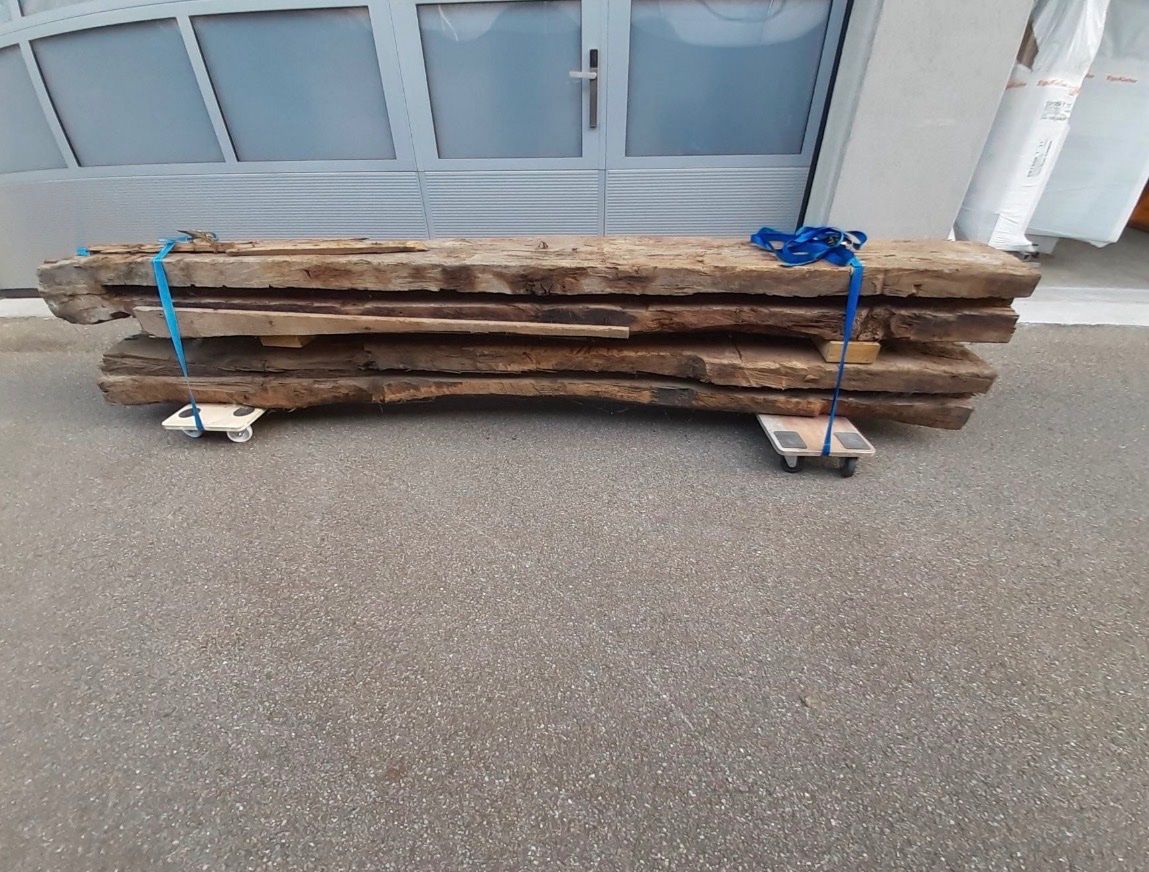 Articoli in legno: Altholzbalken Eiche – Usato da Breitenbach venduto da kaufmann-j 1
