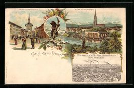 Litho Bern, Zeitglockenturm, Ortsansicht
