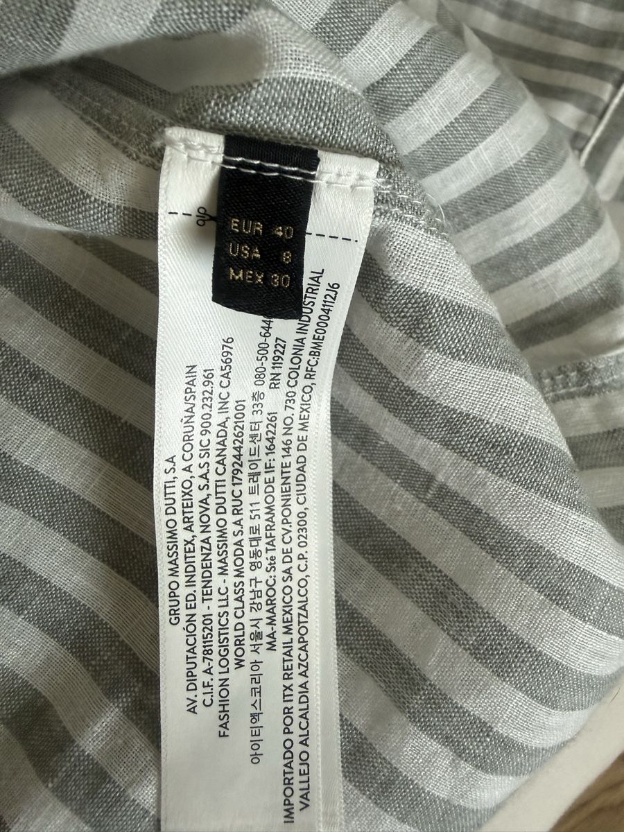 Massimo Dutti Camicette: Chemise en lin Massimo Dutti  – Nuovo (secondo la descrizione) da Vernier venduto da DubasNicole 4