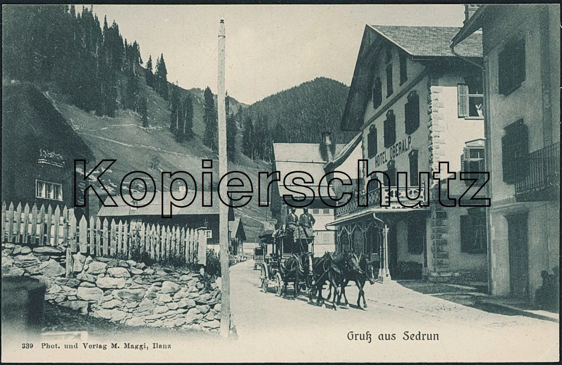 Cartes postales: GR Sedrun - Oberalp Postkutsche - Tujetsch – Neuf (Voir description) à Schindellegi par leecollect
