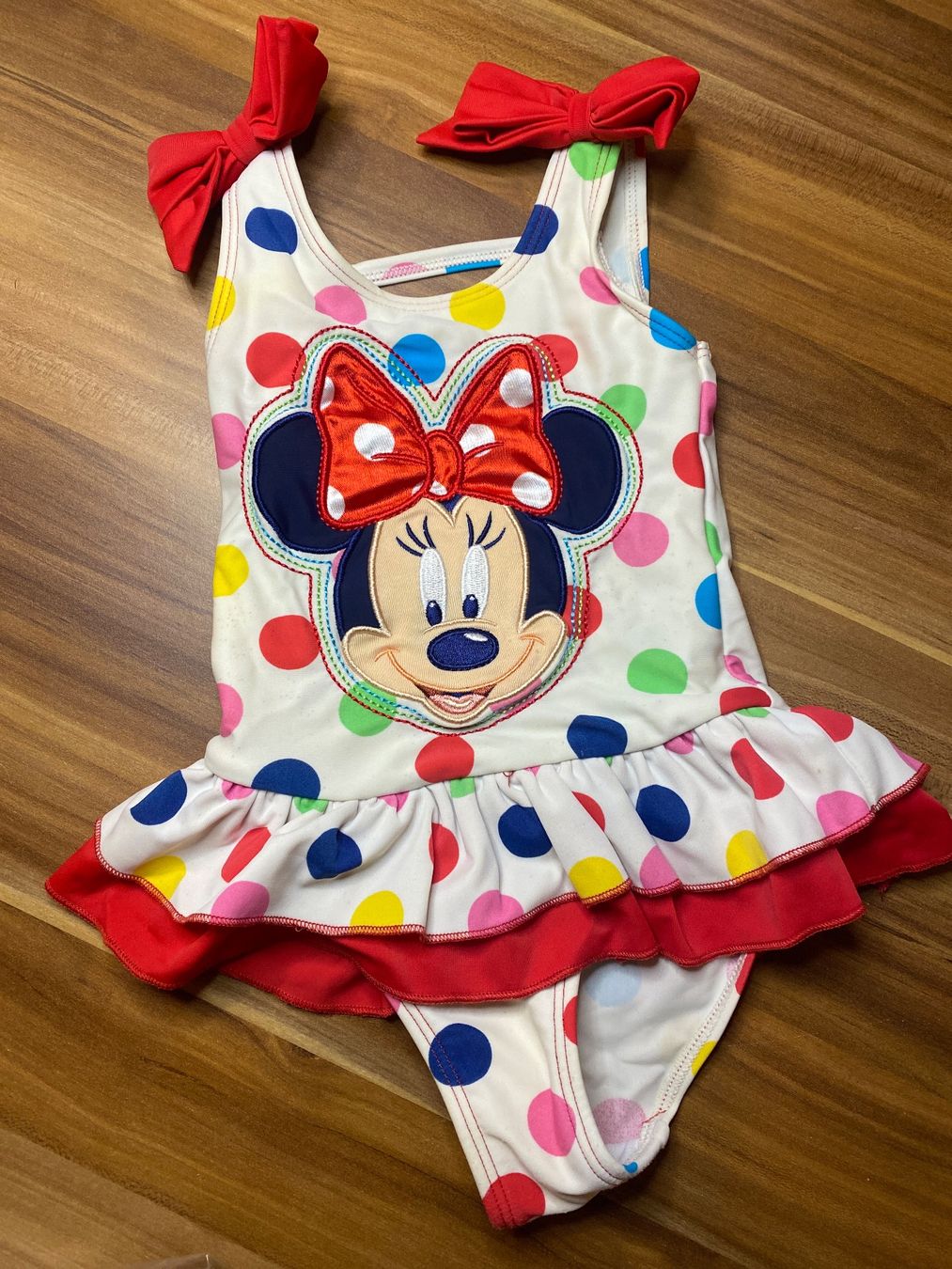 Disney Costumi da bagno: BADEANZUG DISNEY MINNIE 12-18 MONTHS – Usato da chiasso venduto da Wulli