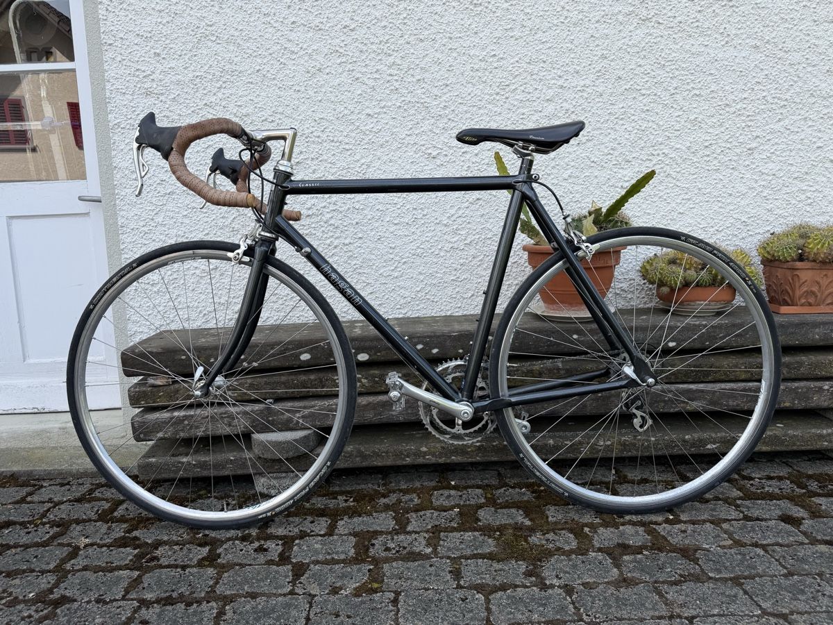 Campagnolo Velos: Rennrad Hagan Titanal Campagnolo Record – Gebraucht aus Gränichen von zuhaben...