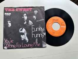 SWEET tolle Single Funny Funny Top Hit 1971 Glam Hard Rock