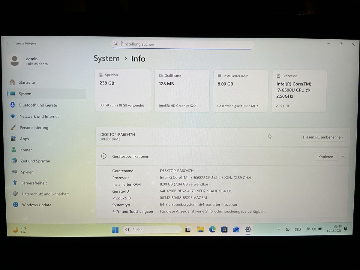 Lenovo Notebooks: Thinkpad X1 Carbon 4th Gen – Gebraucht aus Wil SG von Saintch 2