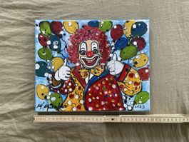 Bild Clown mit Luftballons 