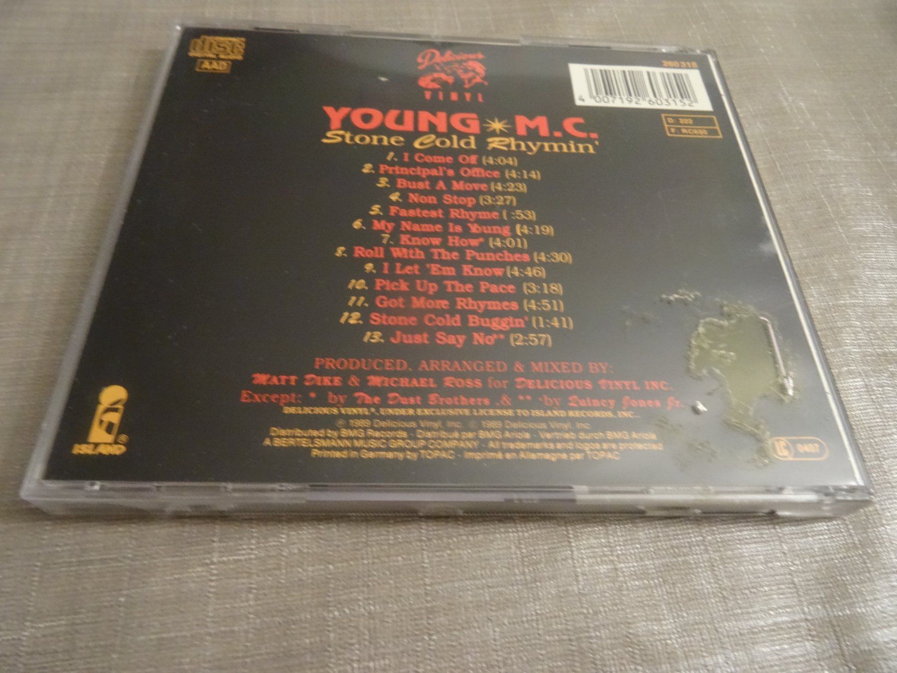 CD: Young M.C. - Stone Cold Rhymin' - CD – Usato da Olten venduto da Disc-Ausverkauf 1