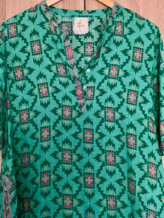 Nimo Kleid grün Baumwolle Bio Grösse L sehr wertig