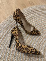 Leopard Print High Heels - Size 39