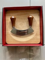 Praktischer Kräutermesser-Set mit Schneidebrett. Neuwertig.
