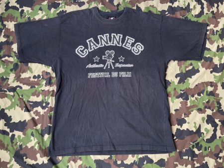 Vintage Y2K T-Shirt Festival de Cannes Zinema Sz XL
