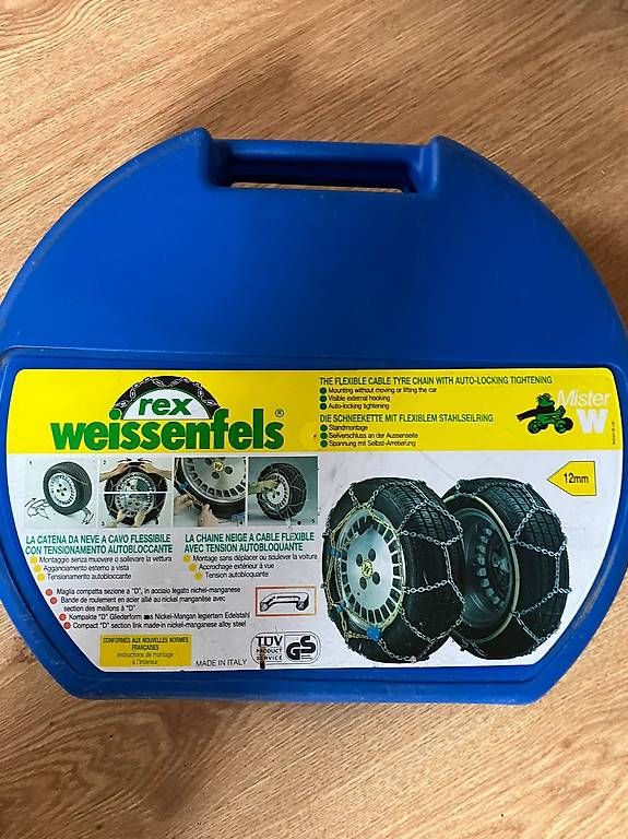Catene da neve: Schneeketten Weissenfels – Nuovo e nell'imballaggio originale da Roggwil BE venduto da Kleeblettli