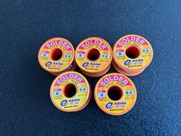 Lötdraht (Lötzinn), CF-10 Lötdraht, Ø0,8mm, 50g, Blei, NEU