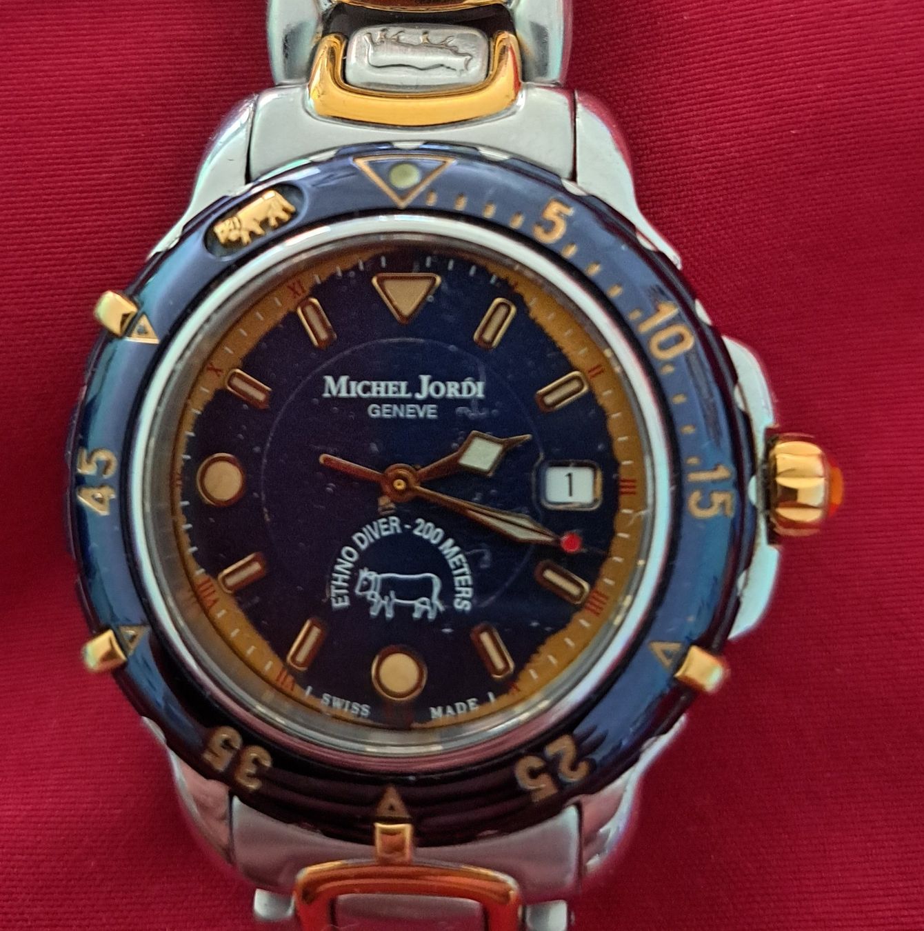 Michel Jordi Orologi: Michel Jordi Ethno Diver 200 Meter Uhr – Usato da Schlieren venduto da Rcaliforni