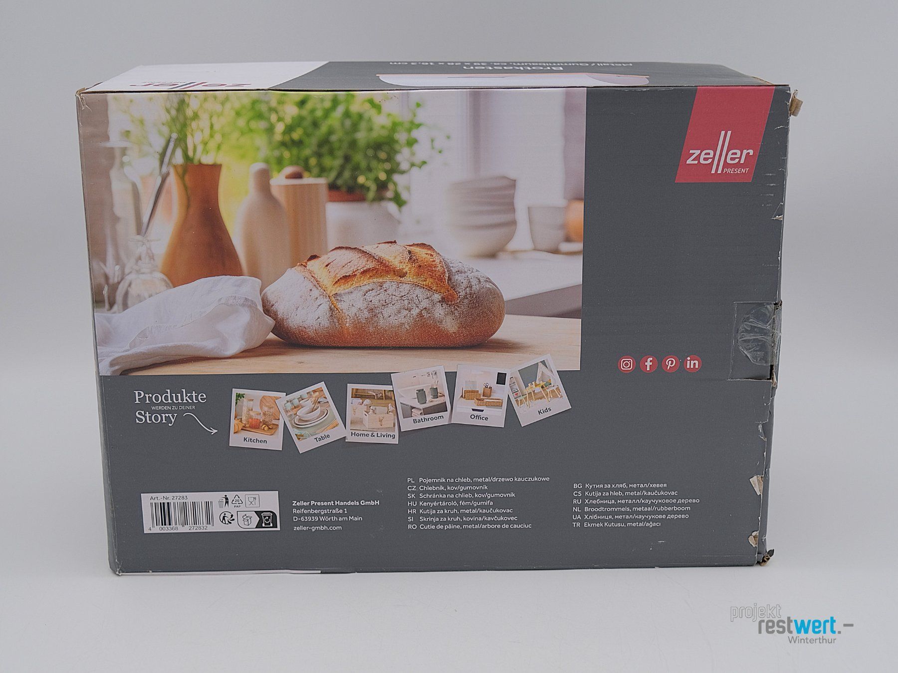 Contenitori & Simili: ZELLER PRESENT Brotkasten – Nuovo e nell'imballaggio originale da Winterthur venduto da Restwert_Winterthur 5