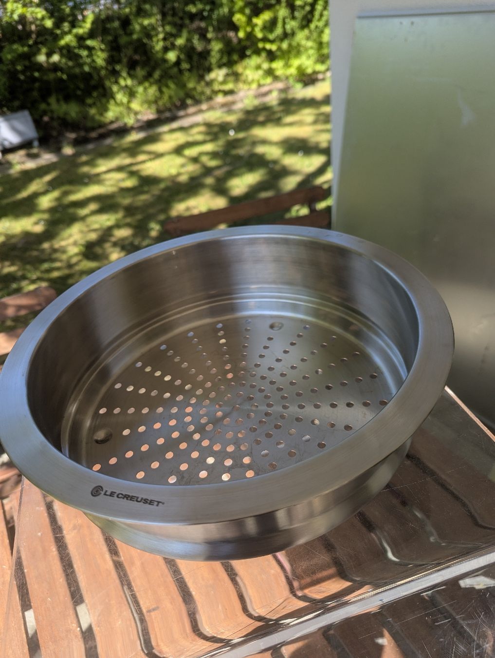 Le Creuset Töpfe: Le Creuset Stainless Steel Multi-Steamer Insert – Gebraucht aus Erlinsbach SO von Meytalien